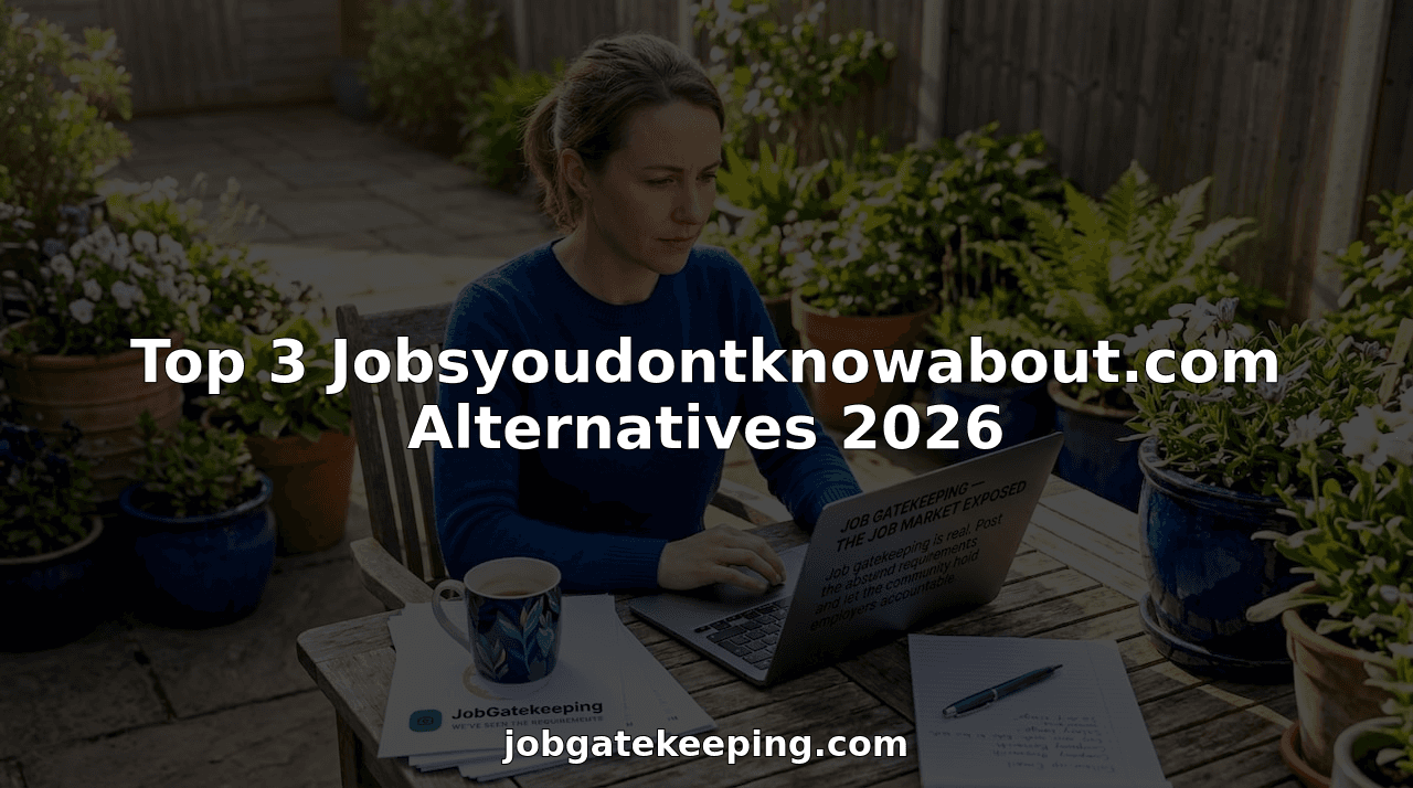 Top 3 Jobsyoudontknowabout.com Alternatives 2026